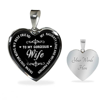 Surprise Your Wife with this HEART NECKLACE Silver Plated- Perfect Gift for wife